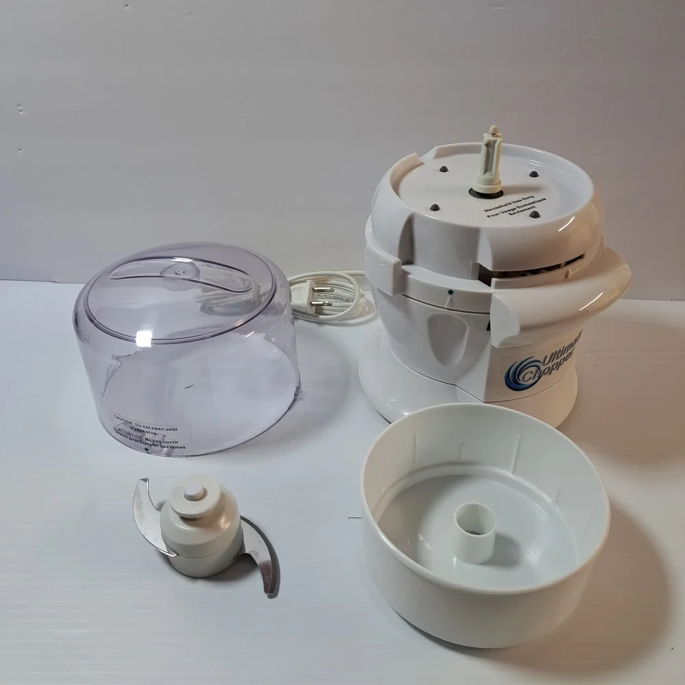 Ultimate Chopper CH-1-600 Food Processor White 750W Good Compact Mini Mincer